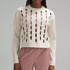 Lululemon Open-Hole Mesh Knit Pullover Size 12